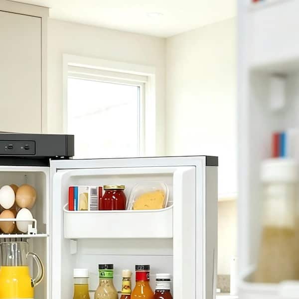 Numhew 1-Shelf White Refrigerator Door Shelf Bin Replacement