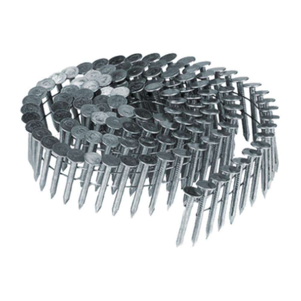 1-3/4 in. x 0.120 in. 15°  Wire Collated Electrogalvanized Smooth Shank Coil Roofing Nail 7,200 Per Box price history on PriceWatchPro