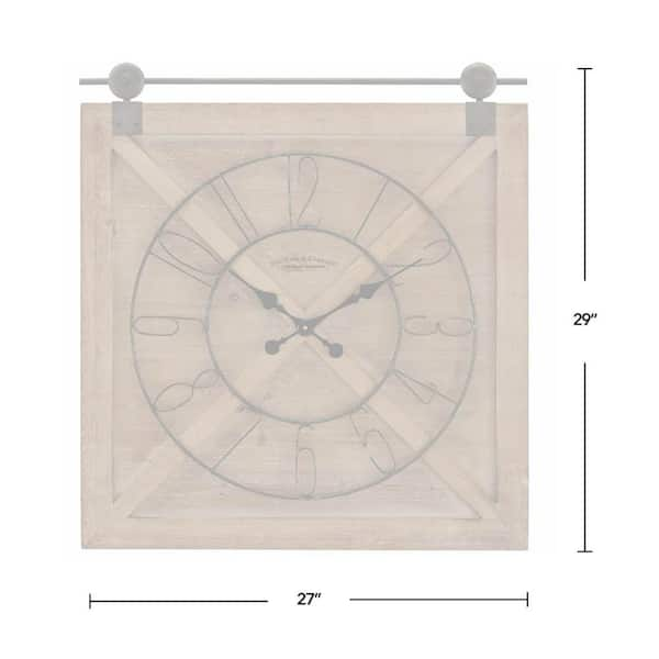 FirsTime & Co. Farmstead Barn Door Wall orders Clock