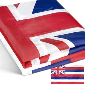 3 ft. x 5 ft. EverStrong Series Embroidered Hawaii State Flag - Nylon Hawaiian HI Flags