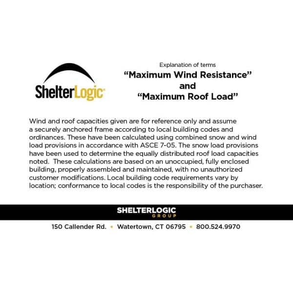 ShelterCoat 11'x16' Peak-Style Portable Green Polyethylene Garage