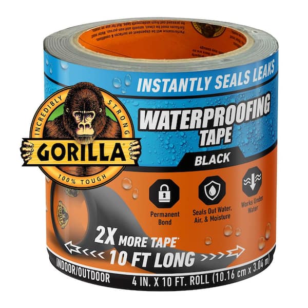 10 ft. Waterproof Patch and Seal Tape Black
