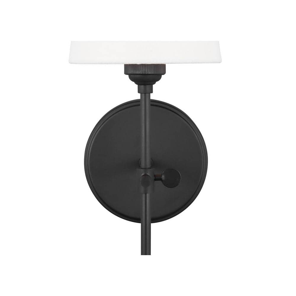 14.25" White Energy Star Outdoor Wall Sconce with Dimmable Direct Wired Electric
