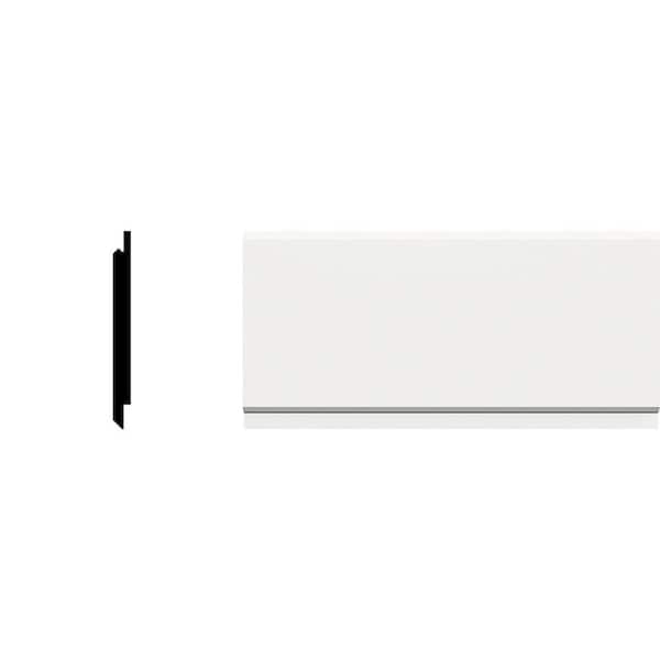 7-1/8 in. x 5/8 in. x 96 in. Shiplap/Nickel Gap Planking Moulding, PVC