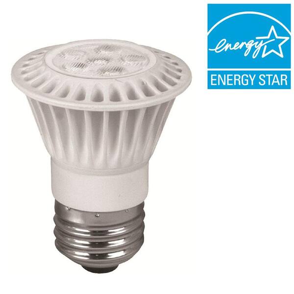 TCP 35W Equivalent Bright White (3000K) PAR16 Dimmable LED Narrow Flood Light Bulb