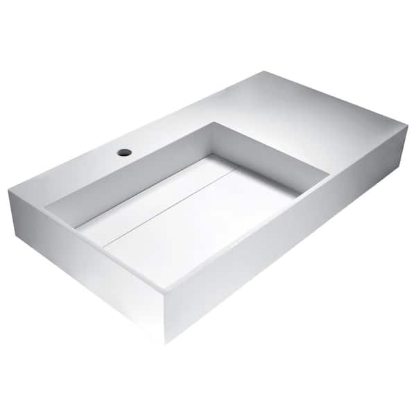 ANZZI Urena Vessel Sink in Matte White