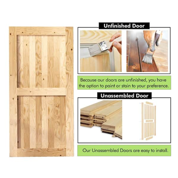 How to Stain and Paint an Unfinished Wood Door