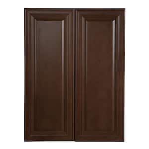 Benton Assembled 27x36x12 in. Wall Cabinet in Butterscotch
