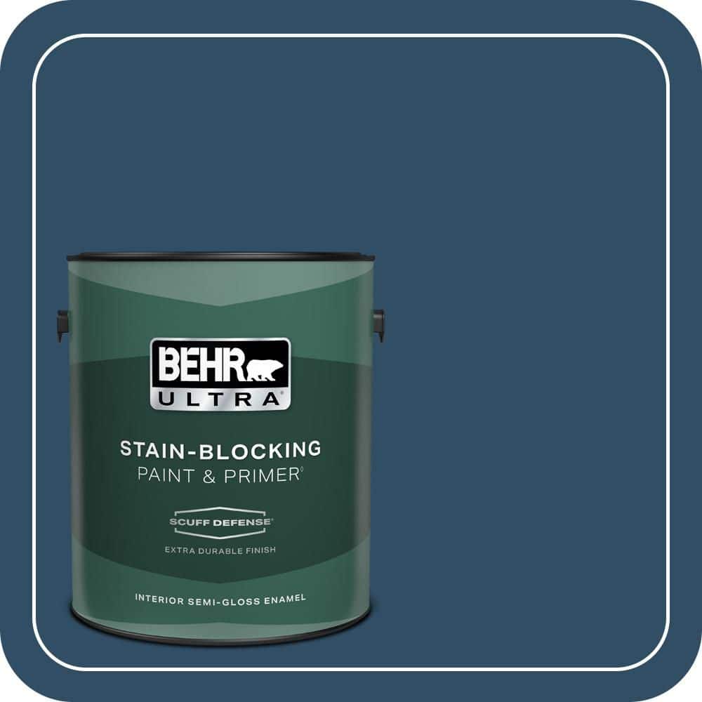 1 gal. #ECC-53-3 Outer Space Extra Durable Semi-Gloss Enamel Interior Paint & Primer price history on PriceWatchPro