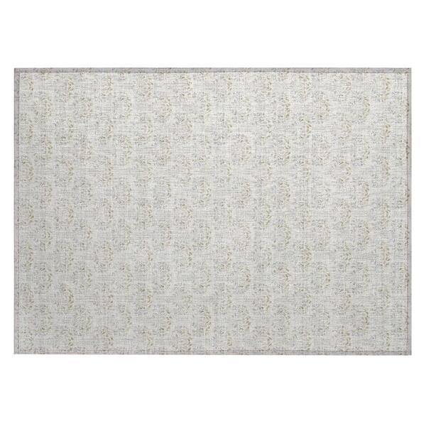 Chantille Machine Washable Indoor/Outdoor Abstract ACN3065 Ivory 2 ft. x 3 ft. Accent Rug