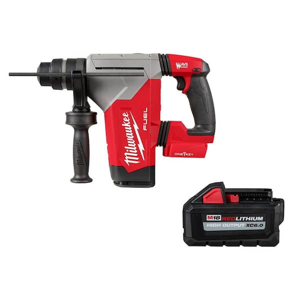 M18 FUEL 18V Lithium-Ion Brushless Cordless SDS-Plus 1-1/8 in. Rotary Hammer Drill with (1) 6.0 Ah Battery