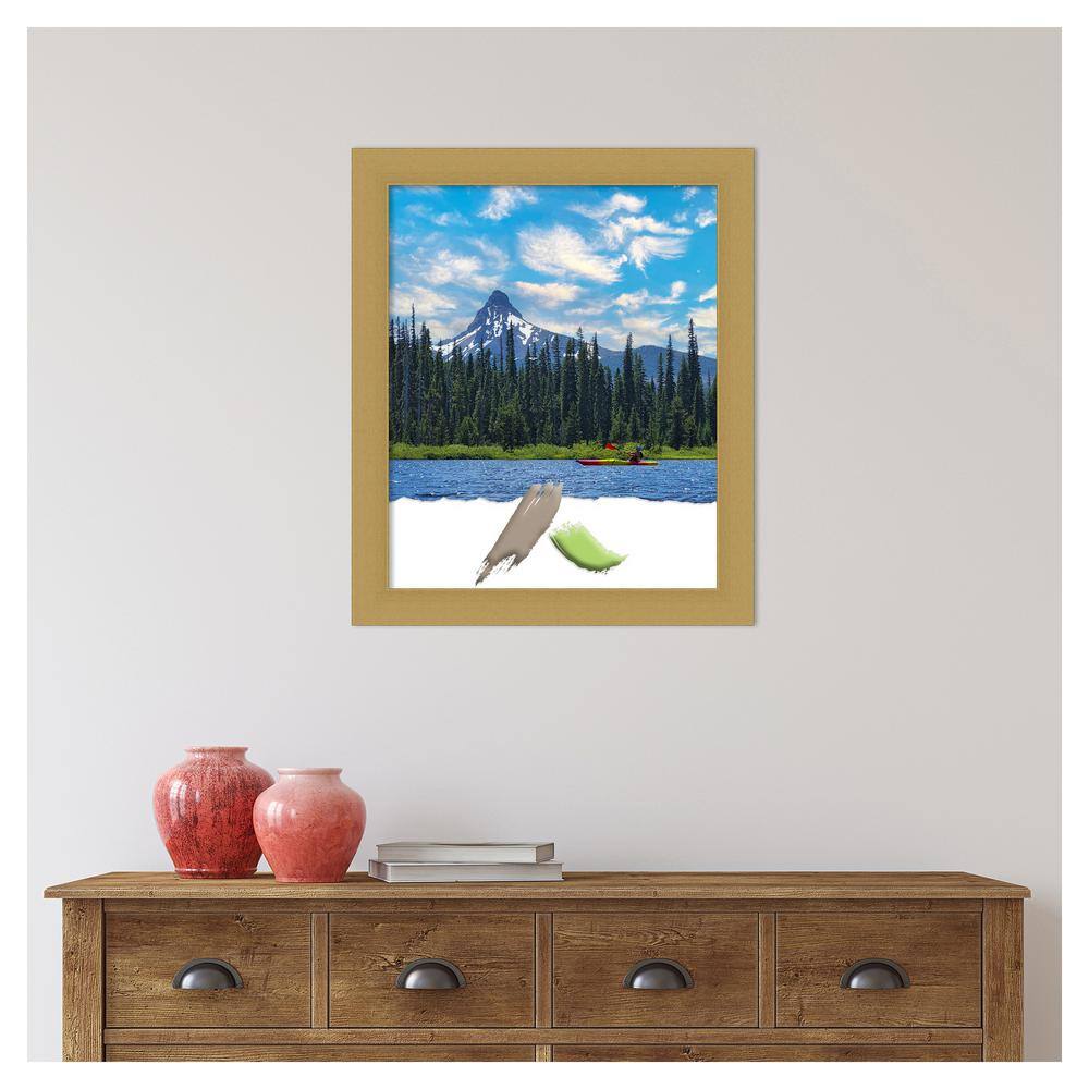 Grace Brushed Gold 18x22 Polystyrene Wall Picture Frame