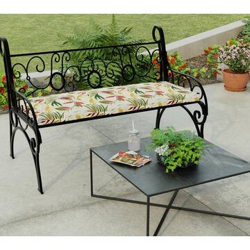 Jordan Manufacturing 48 in. L x 18 in. W x 3.5 in. T Oasis Gem Outdoor Rectangular Settee Swing Bench Cushion 9676PK1-2385D