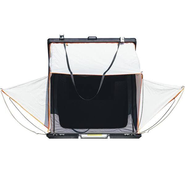 Afoxsos Triangle Aluminium Black Hard Shell Grey Rooftop