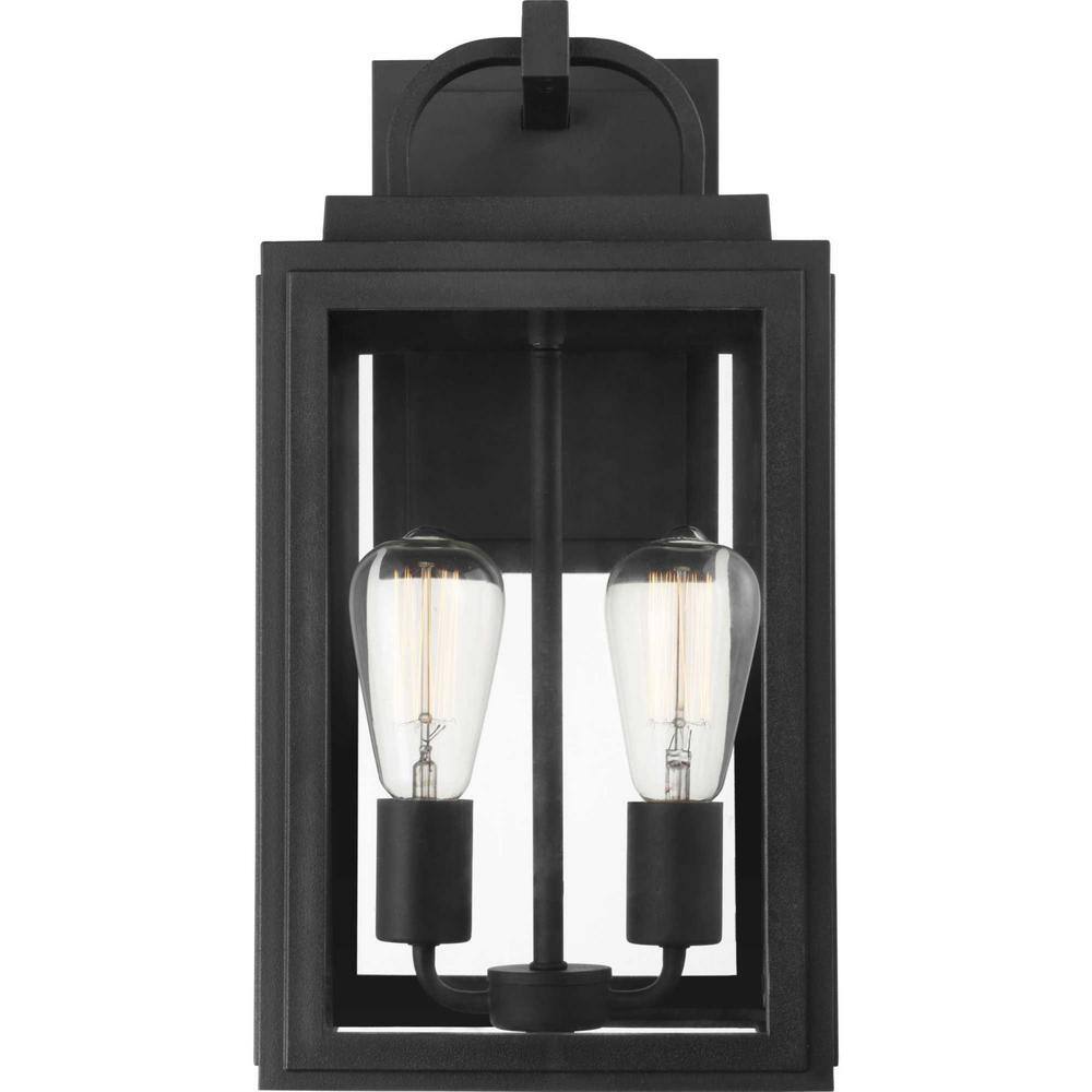 Grandbury Black Bronze 2-Light Outdoor Hanging Lantern