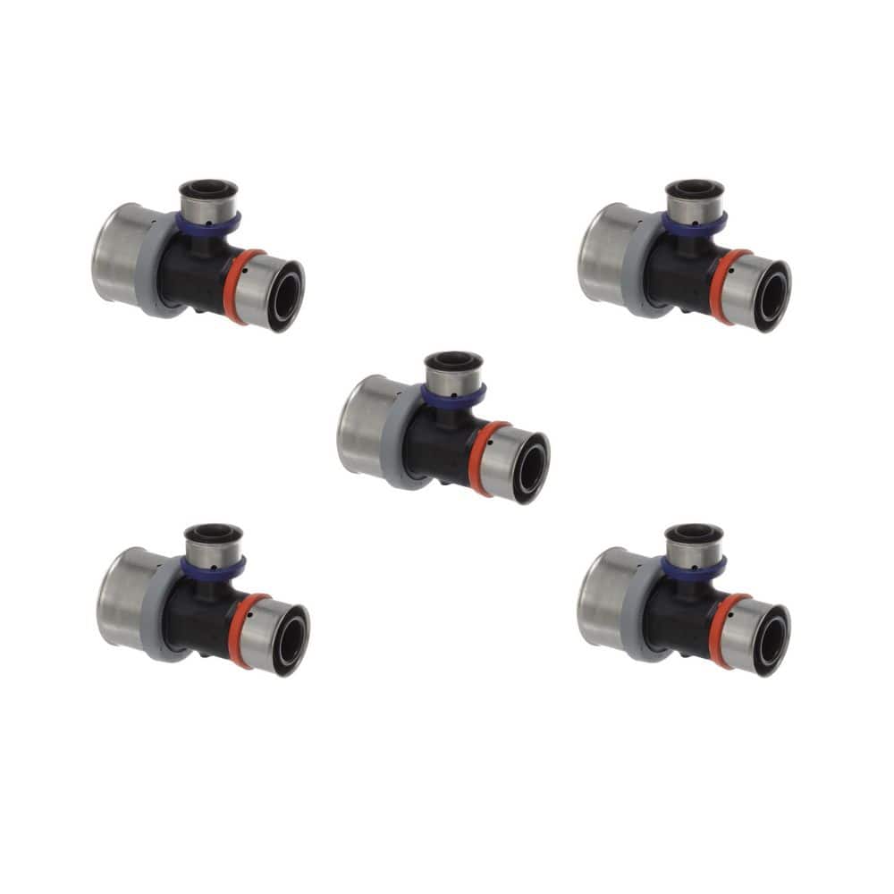 PureFlow 1-1/2 in. x 1 in. x 3/4 in. Press Polymer Tee (5-pack) price history on PriceWatchPro