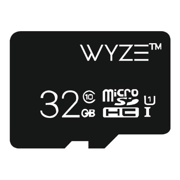 Wyze Expandable Storage 32GB MicroSDHC Card Class 10, Black