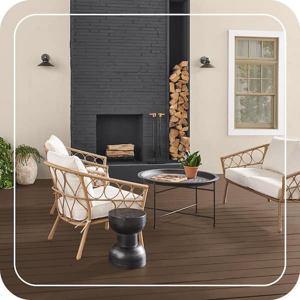 Reviews for BEHR DECKplus 1 gal. #N250-7 Mission Brown Solid Color