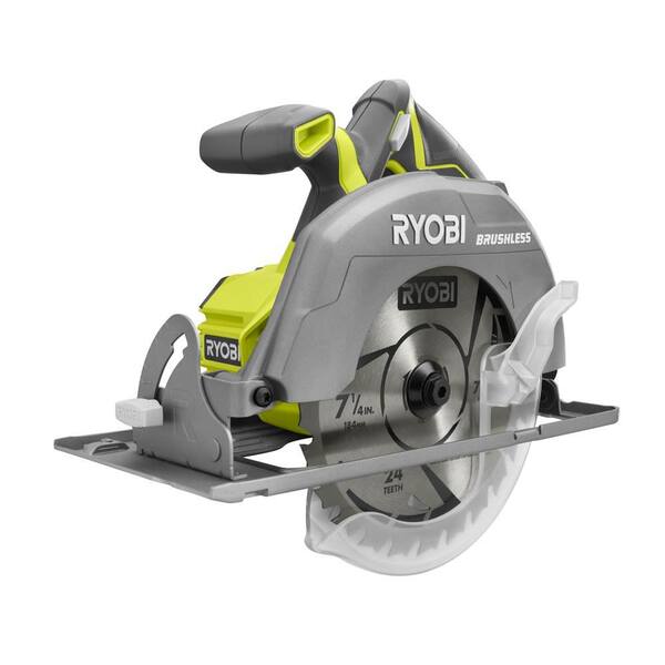 RYOBI - 18-Volt ONE+ Li-Ion Cordless Brushless 3-Tool Combo Kit with Drill/Driver, Impact Driver, Circ Saw, Batteries, Charger