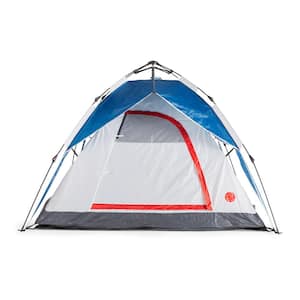 Wander 3-Person Instant Dome Tent with Detachable Canopy 7 ft. x 7 ft. Tent/7 ft. x 7 ft. Canopy Shelter