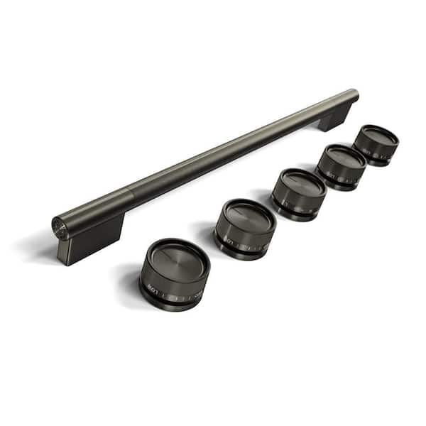 Black Ore Slide-In Convection Range Handle and Knob Hardware Accessory Kit 1-pack