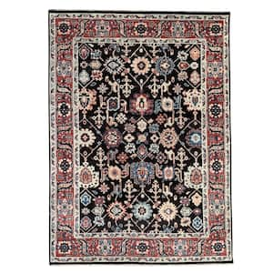 C.Brown/R.Red 10 ft. x 14 ft. Hand Knotted Wool Traditional Oriental Design Rug Area Rug