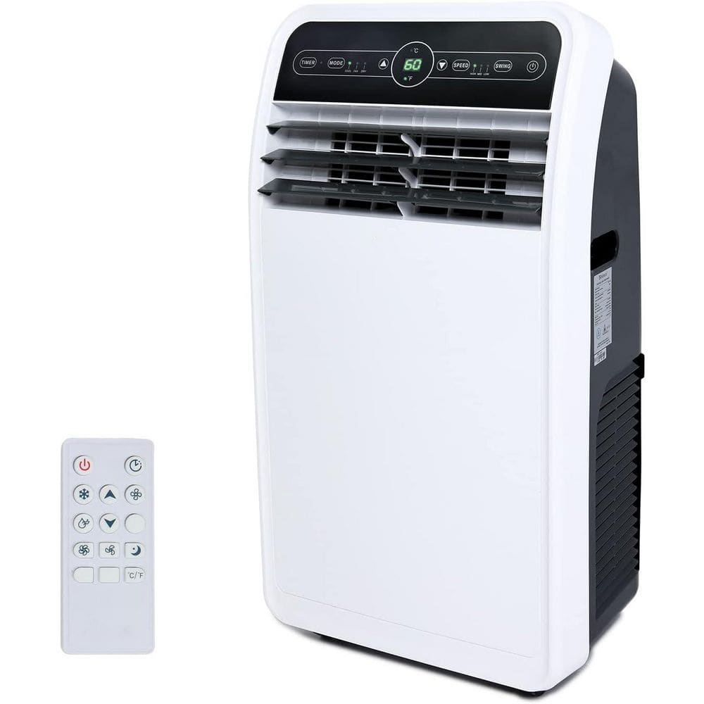 12,000 BTU Portable Air Conditioner Cools 400 sq. ft.  with Dehumidifier and Fan Modes, Remote Control, 24H Timer price history on PriceWatchPro