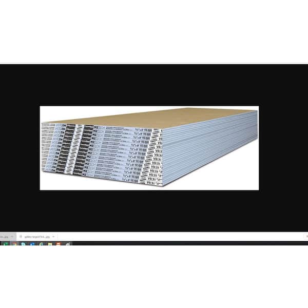 CertainTeed 1/2 in. x 4 ft. x 8 ft. M2Tech Sheetrock Drywall