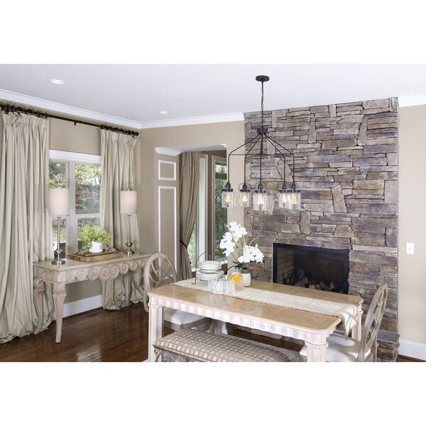 Progress Lighting Calhoun 5-Light Antique Bronze Transitional Chandelier