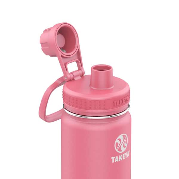 Hydrapeak 32oz Insulated Water Bottle with Straw Lid Matching Color Cap and  Rubber Boot Seashell