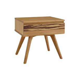 Sarah Natural Single Drawer Nightstand