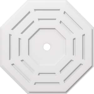 1 in. P X 10-1/4 in. C X 26 in. OD X 2 in. ID Westin Architectural Grade PVC Contemporary Ceiling Medallion