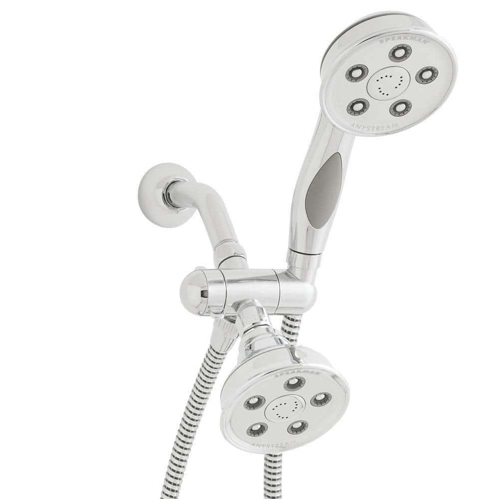 Classic Chrome Pulse Multi-Head Handheld Showerhead