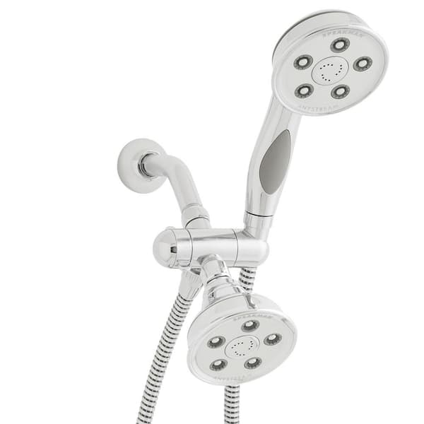 Speakman 3-spray 3.78 in. Dual Shower Head and Handheld Shower Head in Polished Chrome