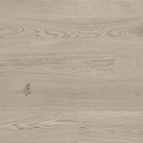 ASPEN FLOORING Ice Caps White Oak 9/16 in. T x 8.66 in. W Water Resistant Engineered Hardwood Flooring (31.25 sqft/case)