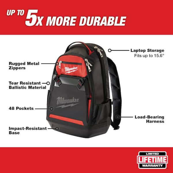 Jobsite Backpack with Spring Assisted Knife