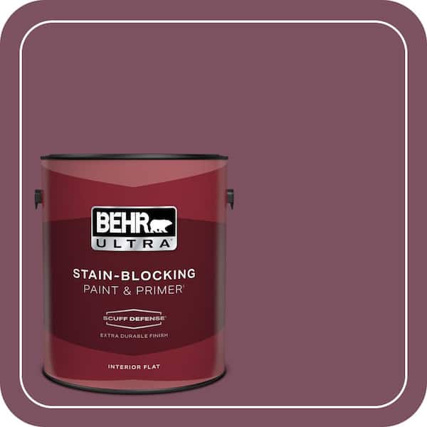 BEHR ULTRA 1 gal. #PPU1-19 Classic Berry Extra Durable Flat Interior Paint & Primer