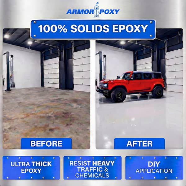 1.5 Gal.s Gray Gloss 2 Part Epoxy Desert Tan Interior Concrete Basement & Garage Roller Floor Coating Floor Paint