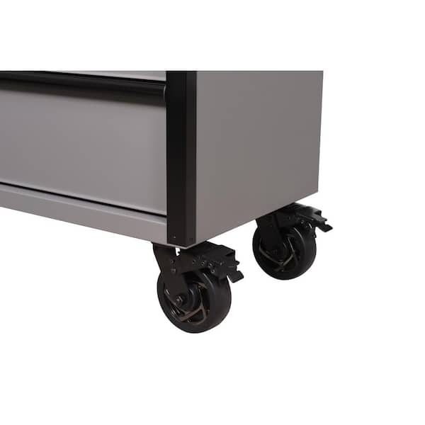 Husky Heavy Duty 42 in. 12-Drawer Matte Gray Tool Chest Combo