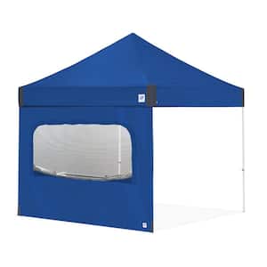 10 ft. x 10 ft. Royal Blue Light Duty Sidewalls with Mesh Windows and Straight Leg
