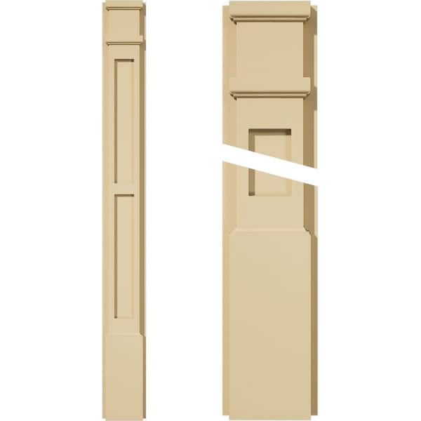 Ekena Millwork 2 in. D x 5 in. W x 48 in. L Primed Polyurethane Pilaster 1- Pack