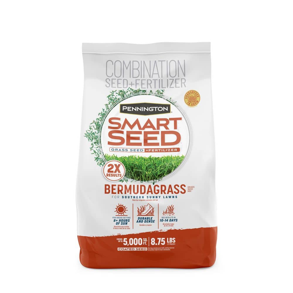 Pennington - Smart Seed Bermuda Grass Seeds for Lawn 8.75 lbs. 5,000 sq. ft. Grass and Lawn Fertilizer
