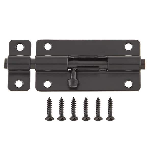 4 in. Black Barrel Bolt 4 in. Black Barrel Bolt