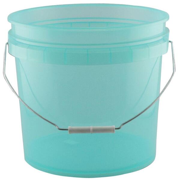 Leaktite 3.5-Gal. Green Plastic Translucent Pail (Pack of 3)