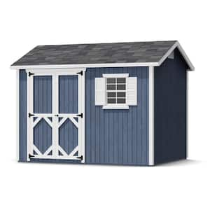 Classic Workshop 8 ft. x 10 ft. Outdoor Wood Storage Shed Precut Kit with Operable Window and Floor (80 sq. ft.)