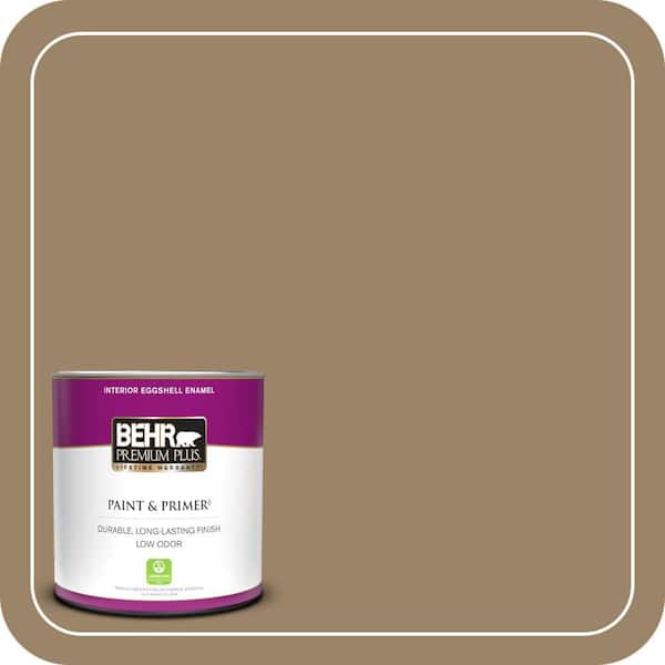 BEHR PREMIUM PLUS 1 qt. #PPU7-04 Collectible Eggshell Enamel Low Odor Interior Paint & Primer