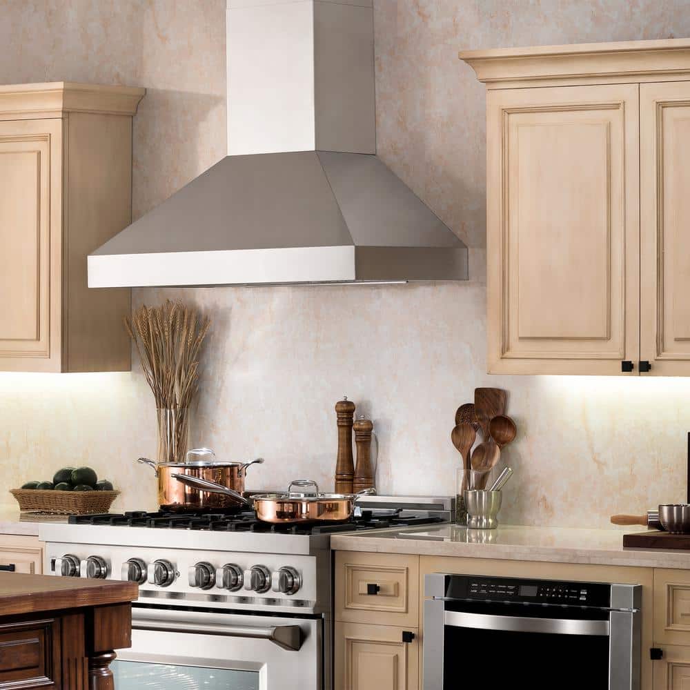 36-inch Stainless Steel Wall Mounted Convertible Range Hood