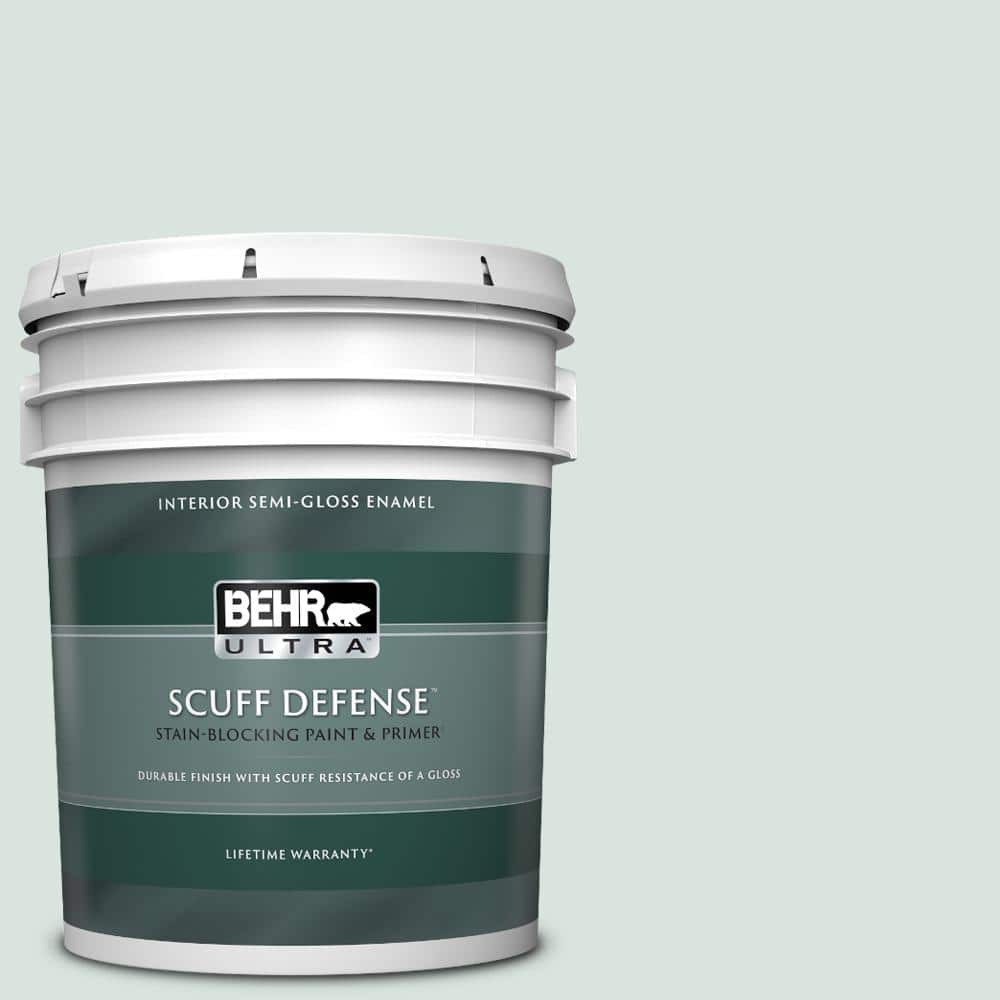 BEHR ULTRA 5 gal. N4301 Mountain Peak White Extra Durable SemiGloss