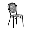 Carnegy Avenue Black Aluminum Outdoor Dining Chair in Black CGA-SDA ...