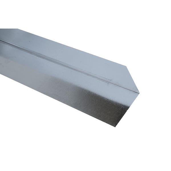 Gibraltar Building Products 4 in. x 4 in. x 10 ft. Galvanized Steel 90° L Flashing